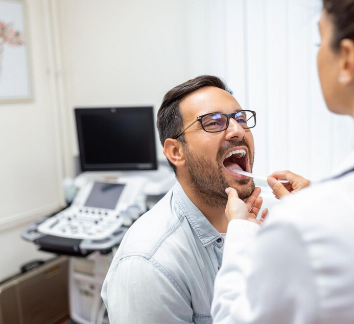 تشخيص التهاب الحلق